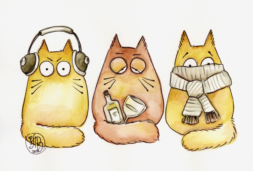 Obrazy kotów do rysowania i kopiowania. Ponad 100 zdjęć za darmo
