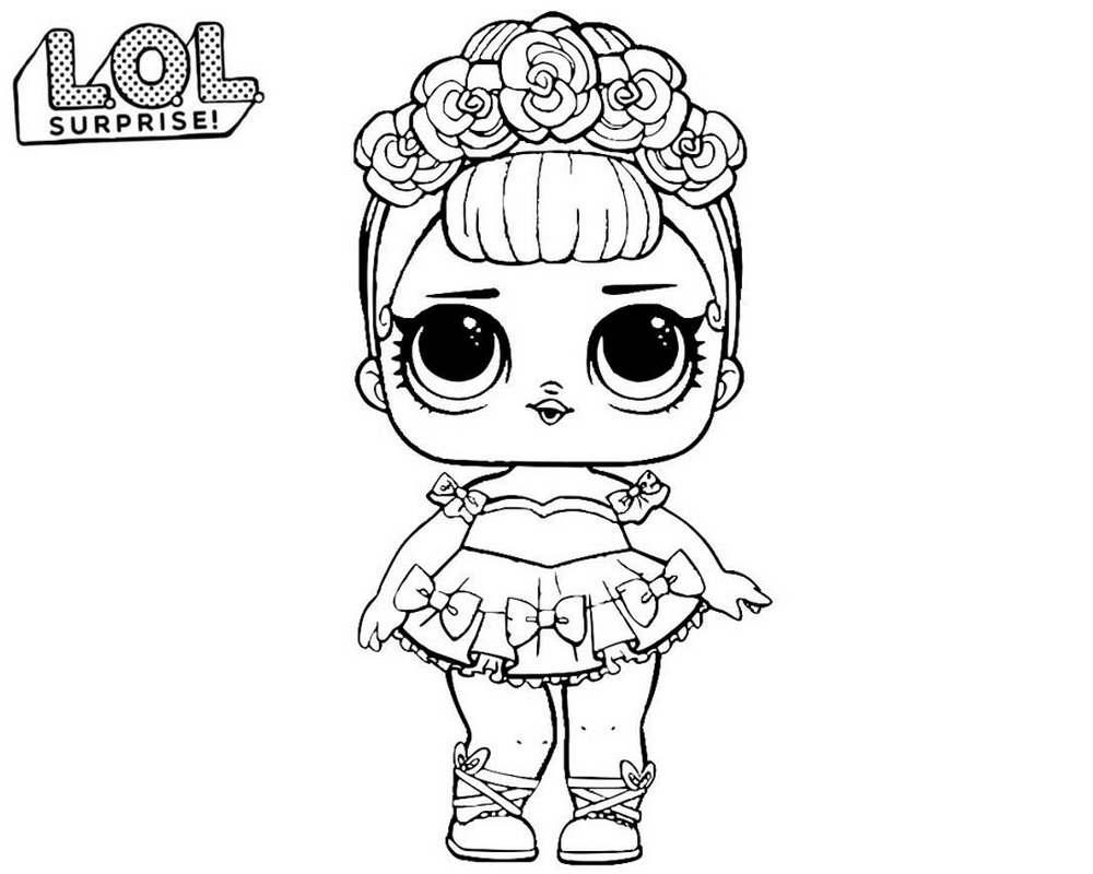 Coloring Pages of LOL Surprise Dolls. 80 Pieces of Black and White Pictures