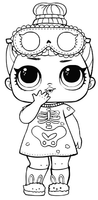 coloring pages of lol surprise dolls 80 pieces of black and