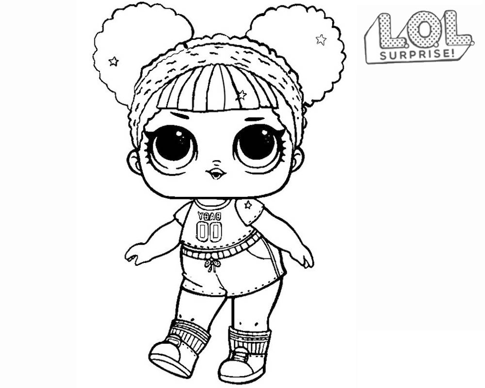 Coloring Pages Of Lol Surprise Dolls 80 Pieces Of Black And