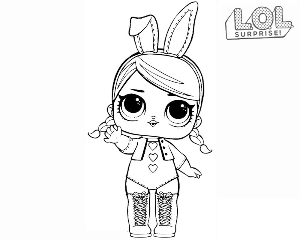 57 Lol Coloring Pages Bunny  HD