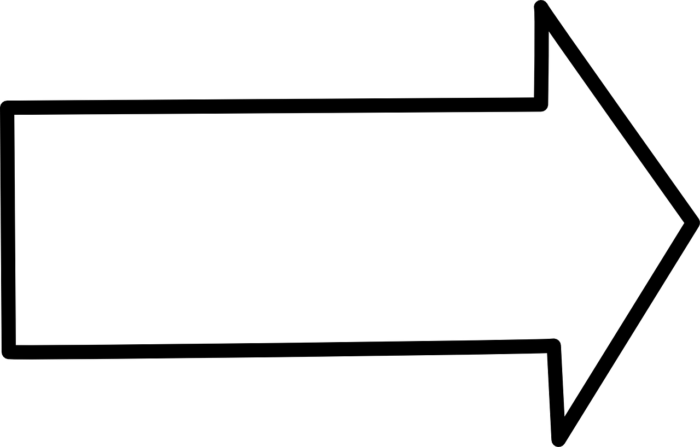 Flechas blancas en PNG sobre fondo transparente