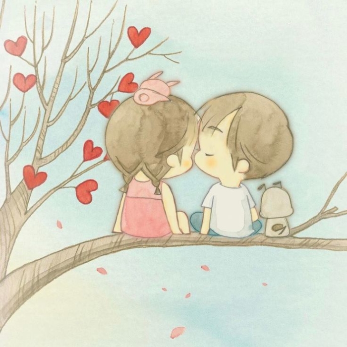 Les meilleurs dessins d'amour. 150 images romantiques