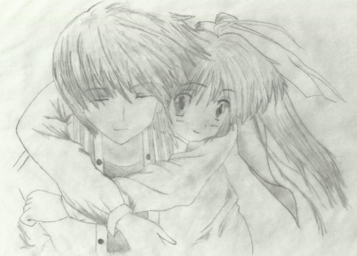 Cute Anime Love Drawings Love  फट शयर