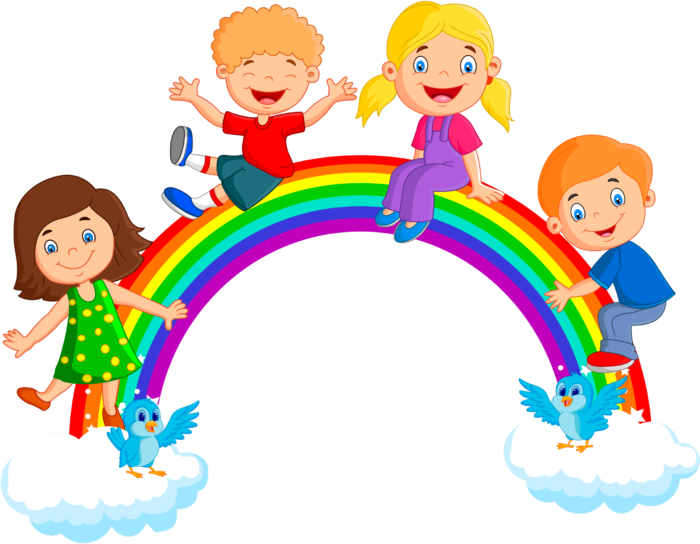 Rainbow PNG Pics on a Transparent Background. Over 100 Free Cliparts