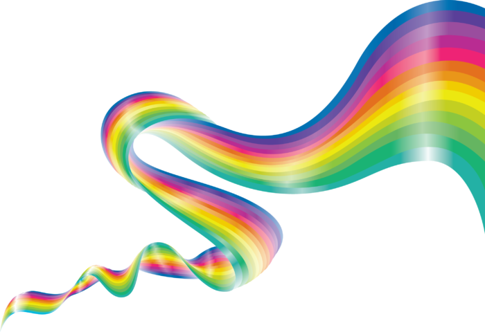 Rainbow PNG Pics on a Transparent Background. Over 100 Free Cliparts