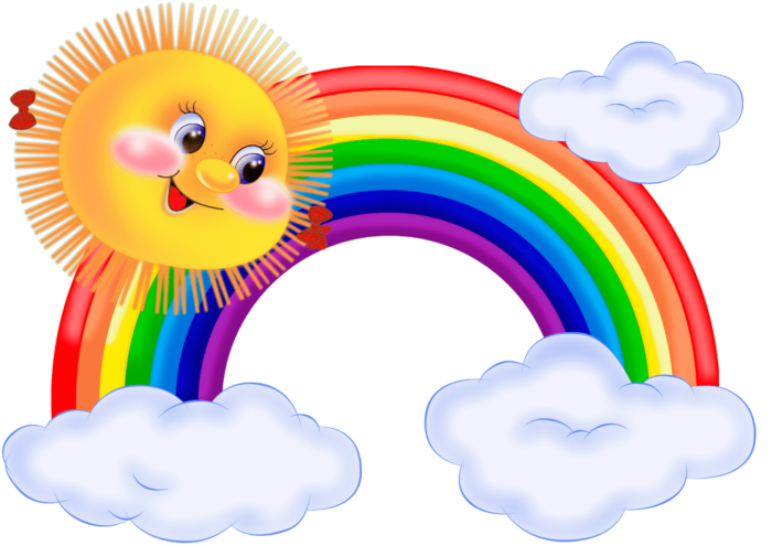 Rainbow PNG Pics on a Transparent Background. Over 100 Free Cliparts