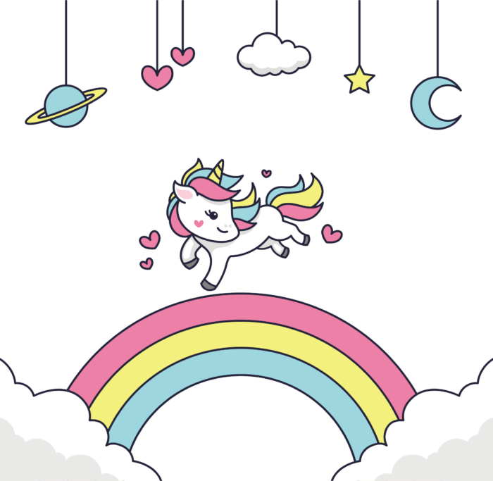 Rainbow PNG Pics on a Transparent Background. Over 100 Free Cliparts