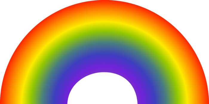 Rainbow PNG Pics on a Transparent Background. Over 100 Free Cliparts