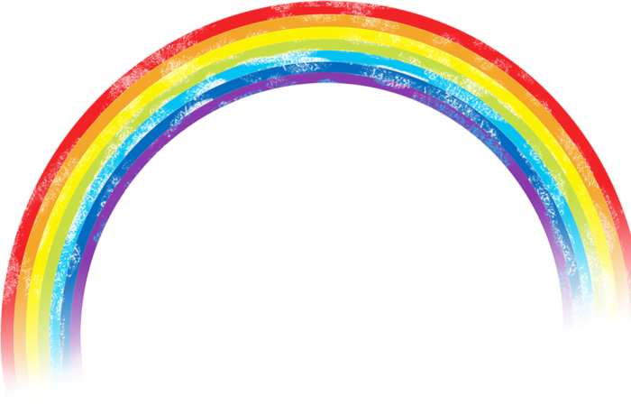 Rainbow PNG Pics on a Transparent Background. Over 100 Free Cliparts