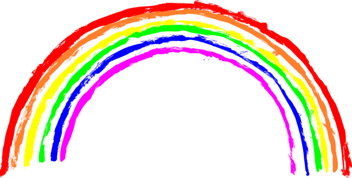 Rainbow PNG Pics on a Transparent Background. Over 100 Free Cliparts