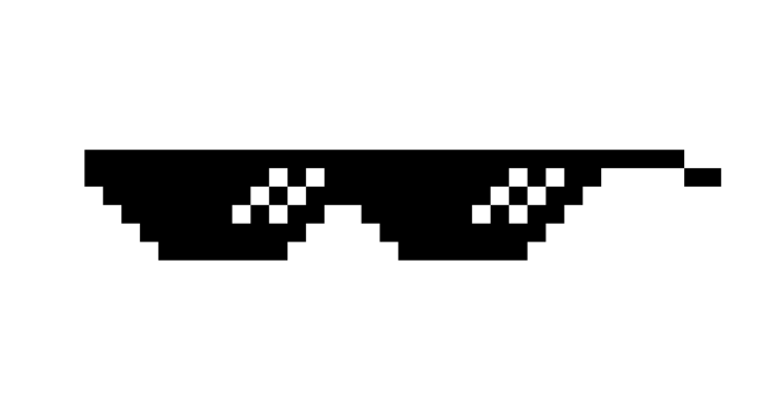 thumbnail image 2 of Homaisson 12 Pcs Pixel Sunglasses Set, 8 Bit 2 of 12