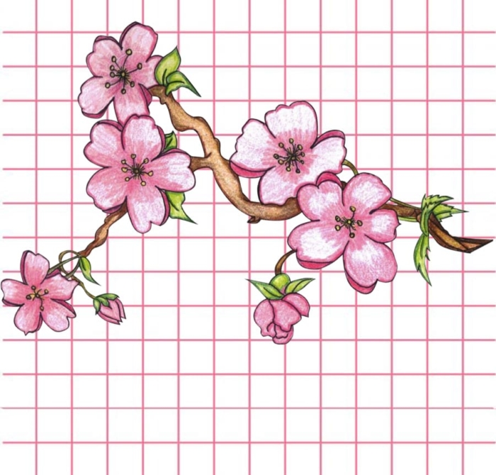 Lindos desenhos de flores - 200 imagens para esboçar