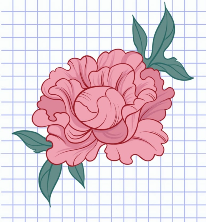 Lindos desenhos de flores - 200 imagens para esboçar