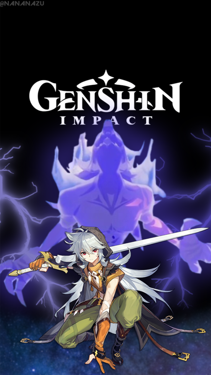 Genshin Impact мобильные обои в высоком разрешении 2к или 4к