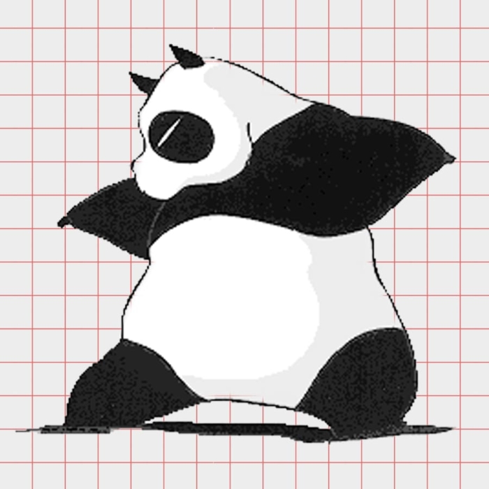 Panda obrázky pro kreslení - 100 kreseb pro náčrtky