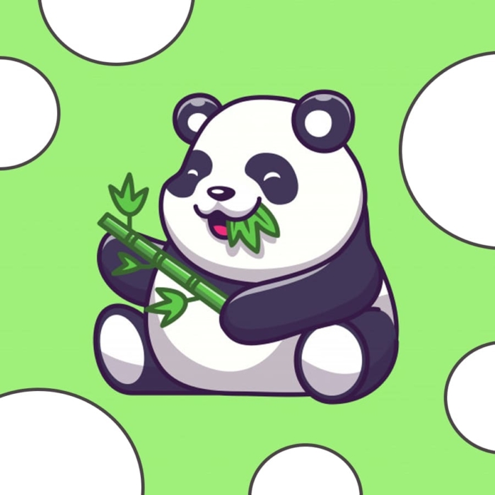 Panda obrázky pro kreslení - 100 kreseb pro náčrtky