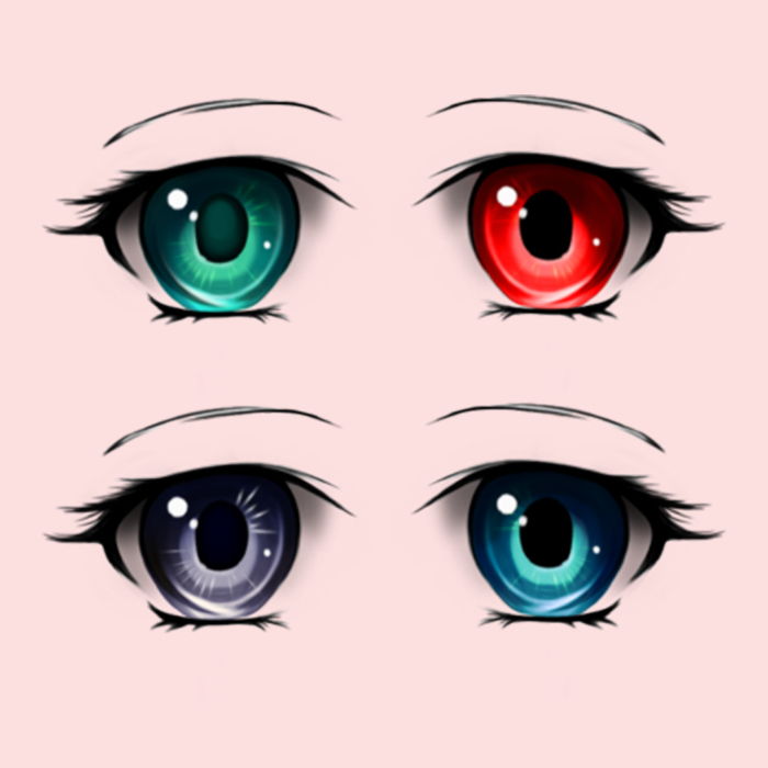 Ojos de anime para dibujar - 100 imágenes y dibujos gratis