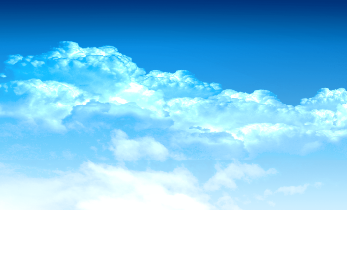 Nuvens em PNG em um fundo transparente