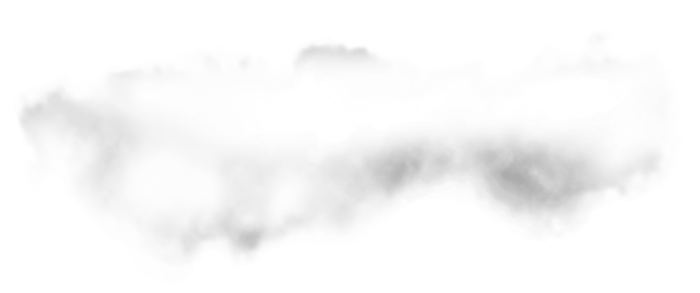 Nuvens em PNG em um fundo transparente