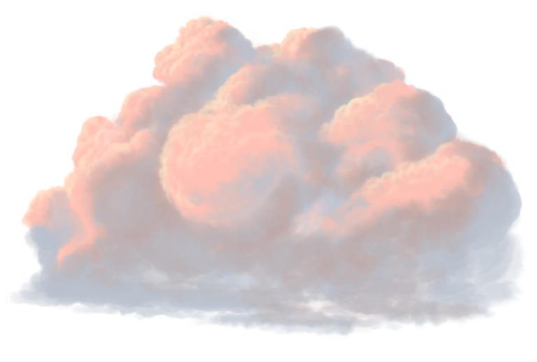 Clouds in PNG on a Transparent Background - 100 Images For Free