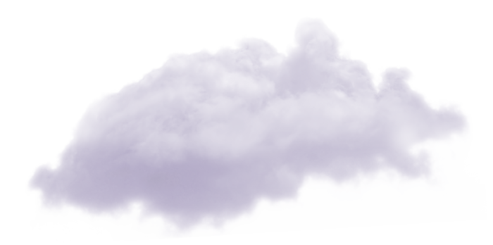 Nuvens em PNG em um fundo transparente