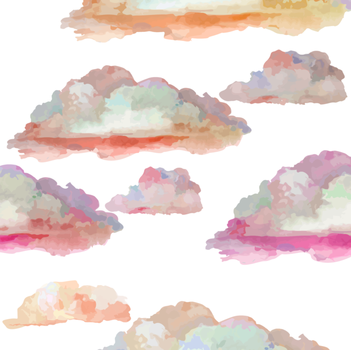 Nuvens em PNG em um fundo transparente