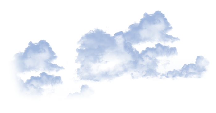 Chmury w PNG na przezroczystym tle - 100 obrazów za darmo