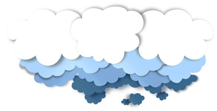 Nuages ​​en PNG sur fond transparent - 100 images gratuites