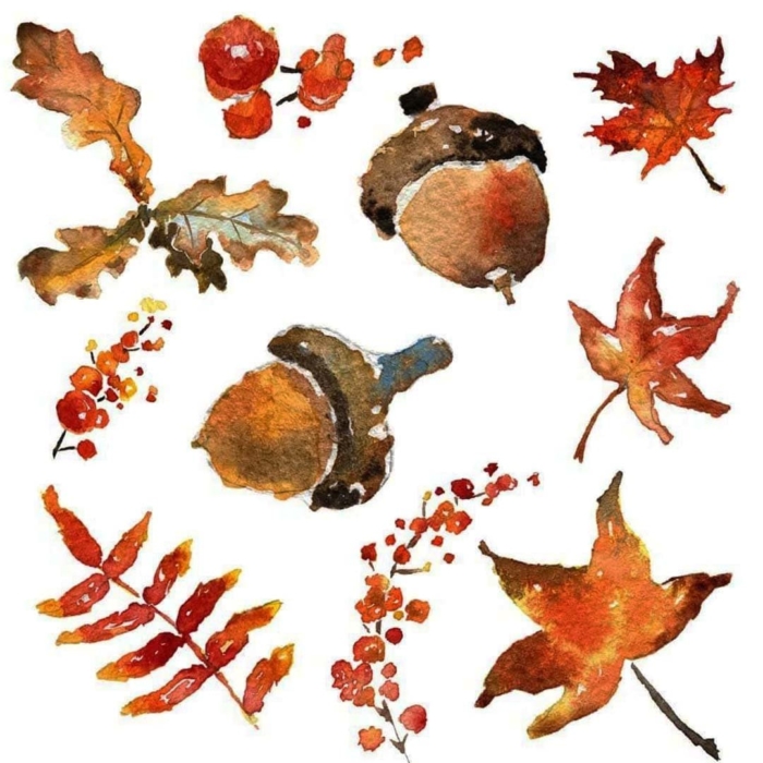 Images et dessins d'automne pour le croquis