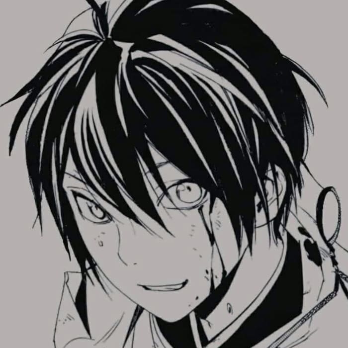 Manga Profile Pictures - 100 Black & White Avatars