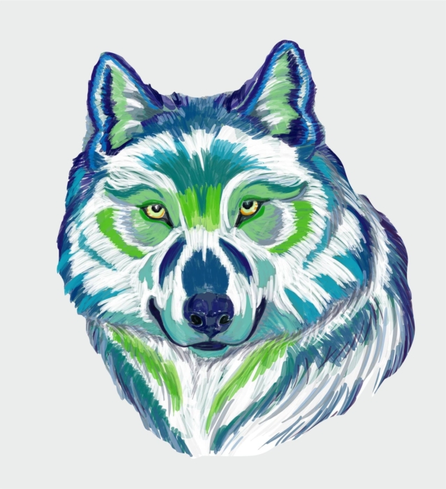 スケッチ用のオオカミの写真、150の描画アイデア