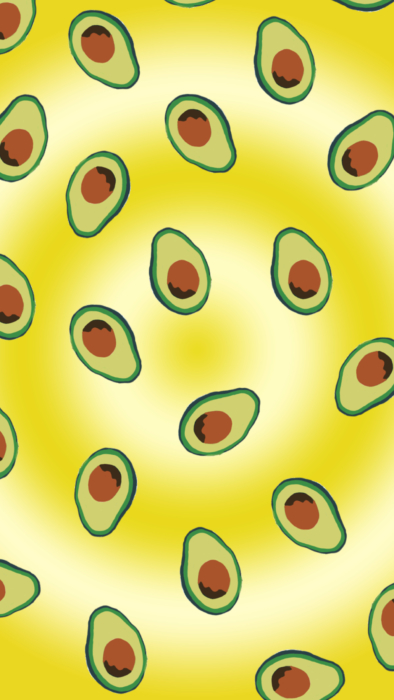 Avocado-Hintergründe für dein Handy