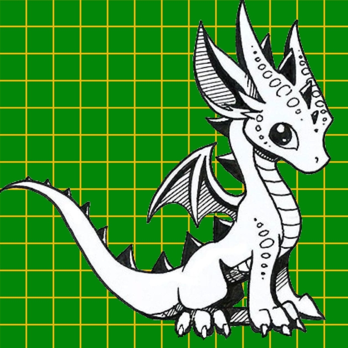 Images et dessins de dragons à dessiner