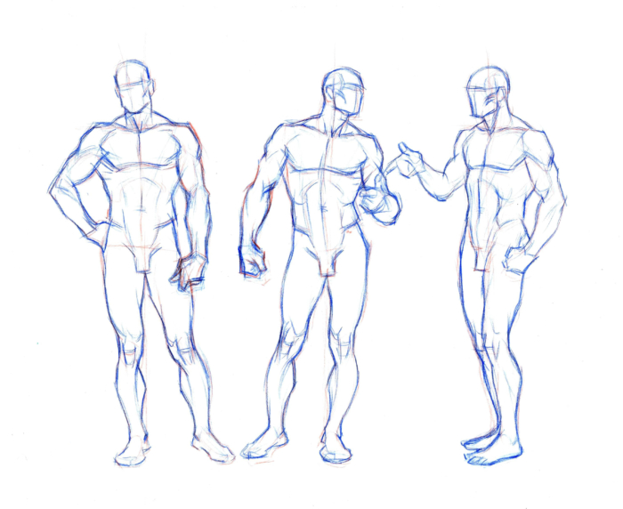 Drawings of Human Body For Sketching