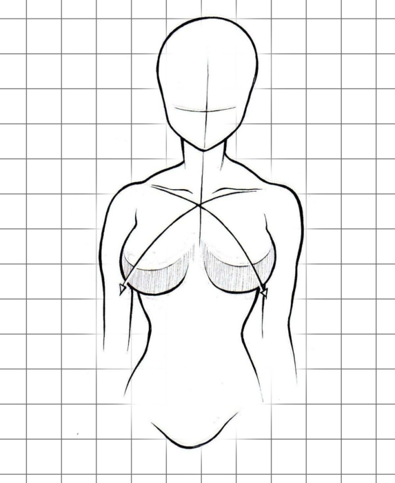 Kresby lidského těla pro skicování