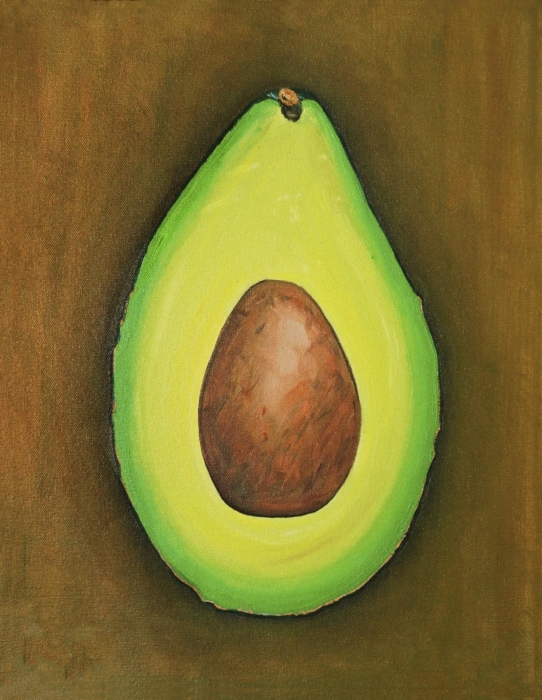 Avocado-Zeichnungen und Bilder zum Skizzieren