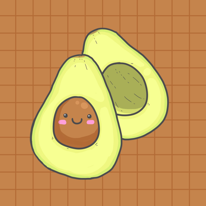 Avocado Drawings And Pictures For Sketching