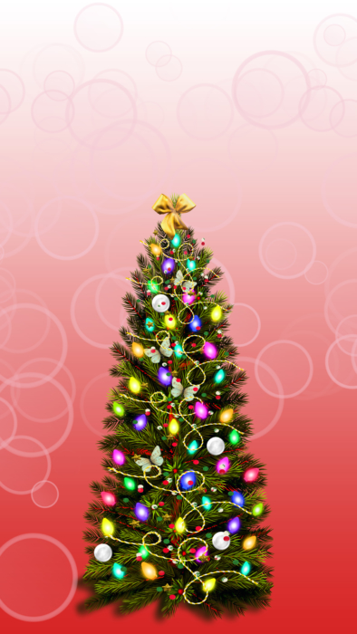 Papel de parede para celular de árvore de Natal