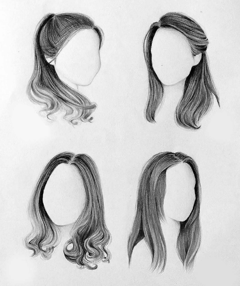 Hairstyles Drawings For Sketching