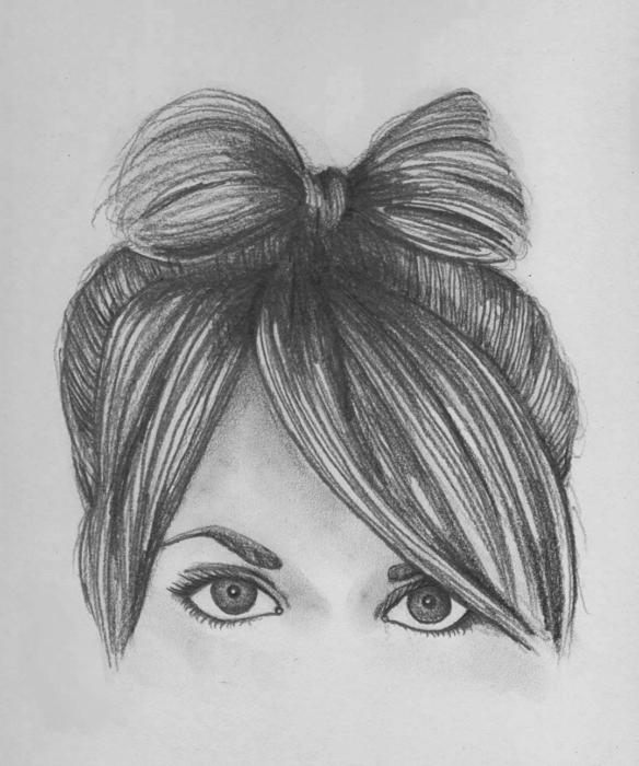 Hairstyles Drawing Beautiful Image  Drawing Skill