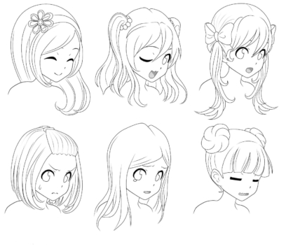 Hairstyles Drawings For Sketching