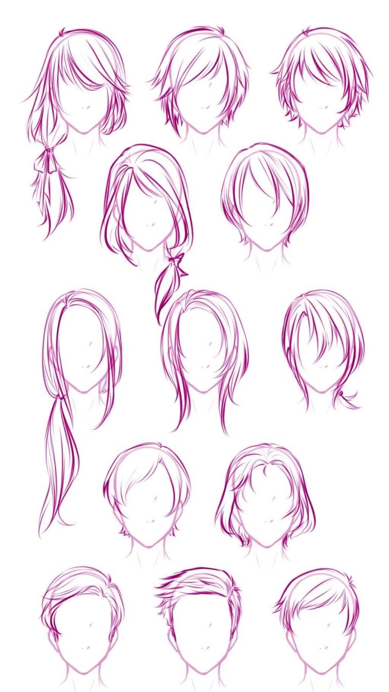 Hairstyles Drawings For Sketching