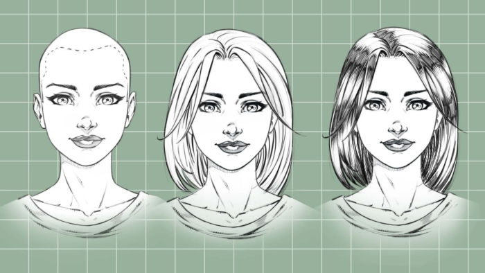 Rysunki ludzkich twarzy do szkicowania
