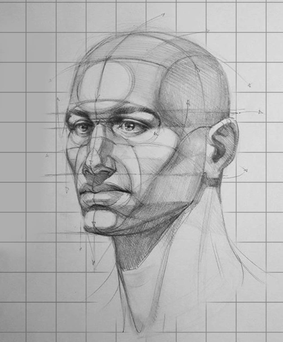 Drawings of Human Faces For Sketching