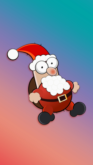 Weihnachtsmann Handy-Hintergrundbild