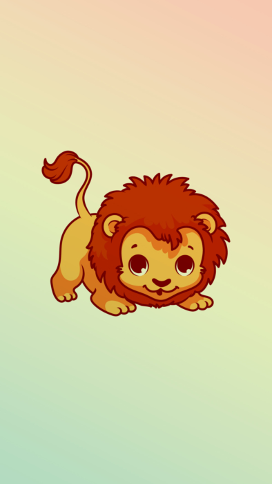 ライオンの携帯電話の壁紙