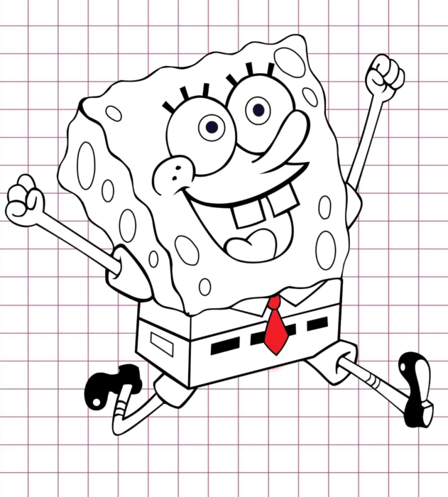 Spongebob Zeichnungen und Bilder zum Skizzieren