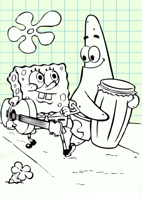 Spongebob kresby a obrázky pro skicování