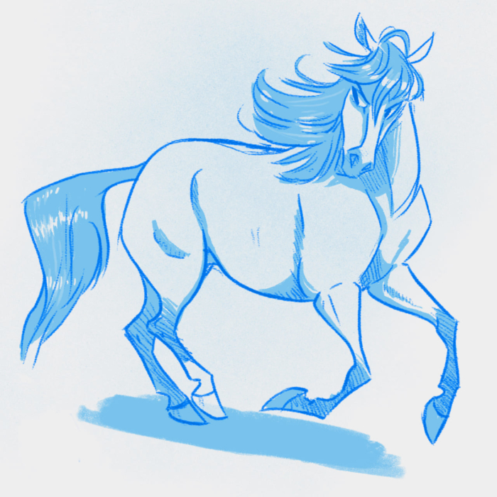 Dibujos de caballos para dibujar - 100 imágenes gratis